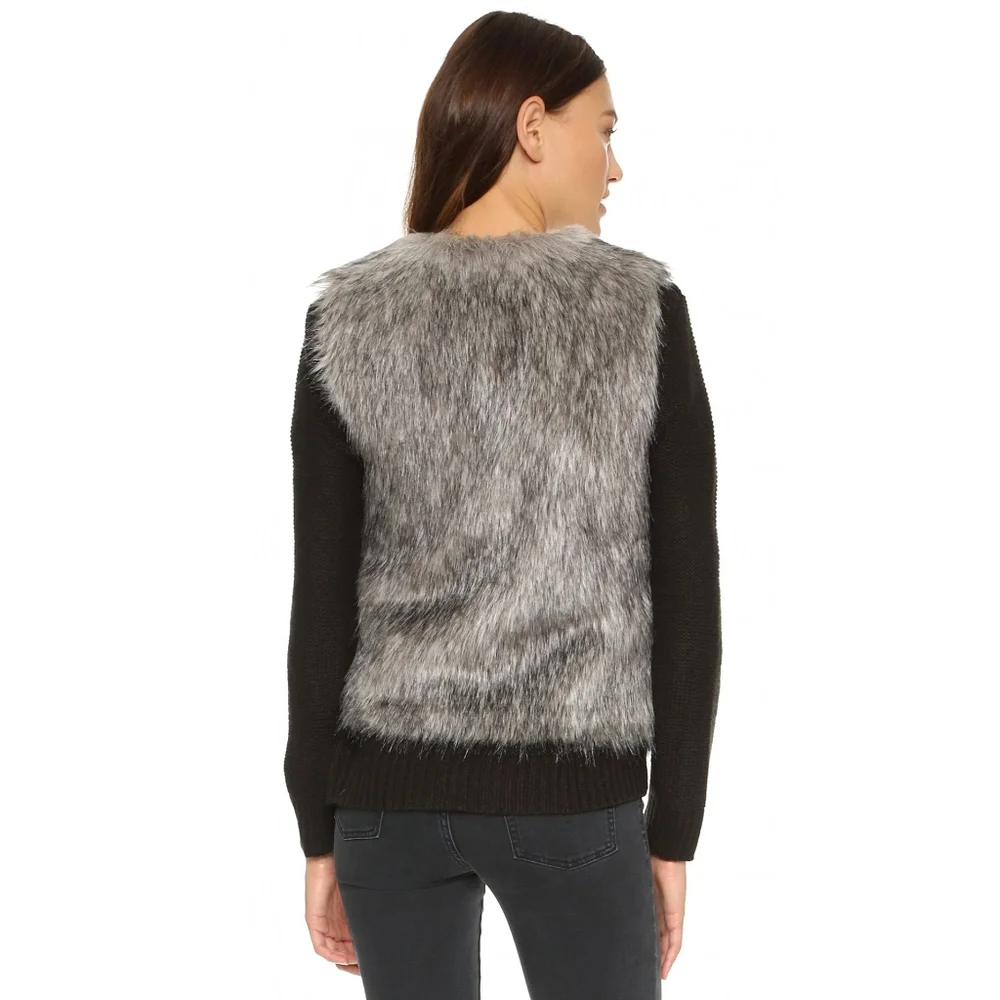 Jack by BB Dakota Castleton Faux Fur Vest S
